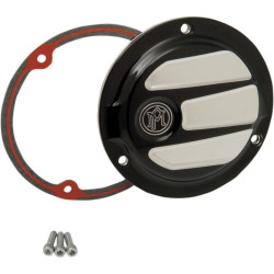 PartzBiz HD PM0177-2027-BMP - Performance Machine Scallop 3 Hole Platinum Cut Derby Cover Harley EVO Big Twin | 0177-2027-BMP PartzBiz HD PM0177-2027-BMP - Performance Machine Scallop 3 Hole Platinum Cut Derby Cover Harley EVO Big Twin | 0177-2027-BMP