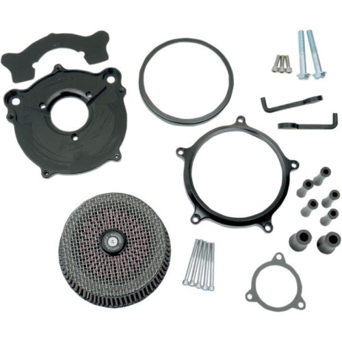 PartzBiz HD: 4407220-Performance Machine Super Gas Air Cleaner Black Harley Throttle By Wire 08-17 PartzBiz HD: 4407220-Performance Machine Super Gas Air Cleaner Black Harley Throttle By Wire 08-17