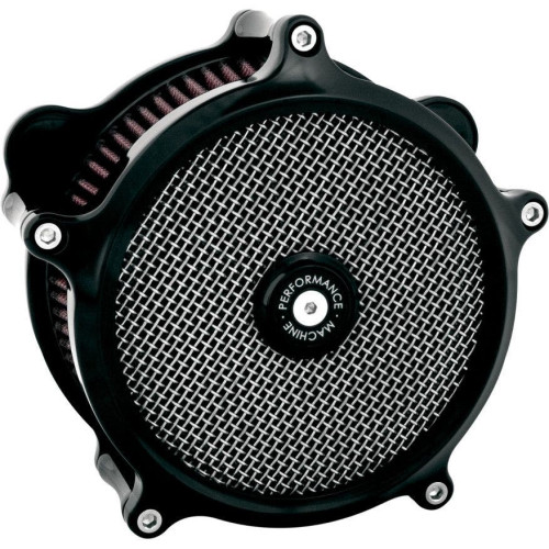 PartzBiz HD: 4407226-Performance Machine PM Super Gas Black Stage 1 K&N Air Cleaner Harley Big Twin 93-17 0206-2006-B PartzBiz HD: 4407226-Performance Machine PM Super Gas Black Stage 1 K&N Air Cleaner Harley Big Twin 93-17 0206-2006-B