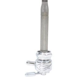PartzBiz HD DSDS390244 - Pingel 1311-CF Power Flo Flamed Chrome Round 90 Deg Forward 22mm Petcock Harley | 1311-CF PartzBiz HD DSDS390244 - Pingel 1311-CF Power Flo Flamed Chrome Round 90 Deg Forward 22mm Petcock Harley | 1311-CF