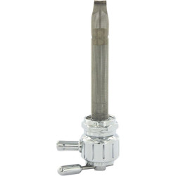 PartzBiz HD DSDS390241 - Pingel 1311-CG 22mm Grooved Round CHR Power-Flo Fuel Valve Petcock 90 Dg Forward | 1311-CG PartzBiz HD DSDS390241 - Pingel 1311-CG 22mm Grooved Round CHR Power-Flo Fuel Valve Petcock 90 Dg Forward | 1311-CG
