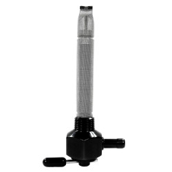 PartzBiz HD DS07050115 - Pingel 6211-CHBLK 3/8 NPT Power Flo Smooth Black Chrome HEX 180 Inward Petcock | 6211-CHBLK PartzBiz HD DS07050115 - Pingel 6211-CHBLK 3/8 NPT Power Flo Smooth Black Chrome HEX 180 Inward Petcock | 6211-CHBLK