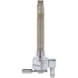 PartzBiz HD DSDS390213 - Pingel 6291-CH Power Flo Smooth Chrome HEX 180 Deg Down 3/8 NPT Petcock Harley | 6291-CH PartzBiz HD DSDS390213 - Pingel 6291-CH Power Flo Smooth Chrome HEX 180 Deg Down 3/8 NPT Petcock Harley | 6291-CH