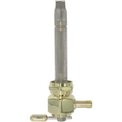 PartzBiz HD DS07050092 - Pingel 6311-BH Power Flo Old School Brass HEX 180 Deg Inward 22mm Petcock Harley | 6311-BH PartzBiz HD DS07050092 - Pingel 6311-BH Power Flo Old School Brass HEX 180 Deg Inward 22mm Petcock Harley | 6311-BH