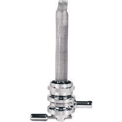 PartzBiz HD DSDS390507 - Pingel 6311-CFW Power Flo Wave Chrome Round 180 Deg Inward 22mm Petcock Harley | 6311-CRW PartzBiz HD DSDS390507 - Pingel 6311-CFW Power Flo Wave Chrome Round 180 Deg Inward 22mm Petcock Harley | 6311-CRW