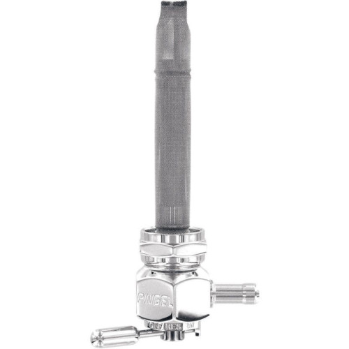 PartzBiz HD: 4407150-Pingel 6311-CH Power Flo Smooth Chrome HEX 180 Deg Inward 22mm Petcock Harley | 6311-CH PartzBiz HD: 4407150-Pingel 6311-CH Power Flo Smooth Chrome HEX 180 Deg Inward 22mm Petcock Harley | 6311-CH