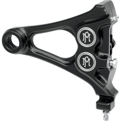PartzBiz HD PM1294-0077-BM - PM Black Contrast Cut Rear Brake Integrated Caliper Harley Softail 06-07 - 1294-0077-BM PartzBiz HD PM1294-0077-BM - PM Black Contrast Cut Rear Brake Integrated Caliper Harley Softail 06-07 - 1294-0077-BM