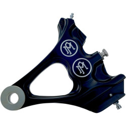 PartzBiz HD PM1274-0076-1-BM - PM Black Contrast Cut Rear Brake Integrated Caliper Harley Softail 87-99 - 1274-0076-1-BM PartzBiz HD PM1274-0076-1-BM - PM Black Contrast Cut Rear Brake Integrated Caliper Harley Softail 87-99 - 1274-0076-1-BM