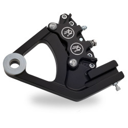 PartzBiz HD PM1274-0052-BM - PM Black Contrast Cut Rear BrakeCaliper Bracket Harley Softail 87-99 - 1274-0052-BM PartzBiz HD PM1274-0052-BM - PM Black Contrast Cut Rear BrakeCaliper Bracket Harley Softail 87-99 - 1274-0052-BM