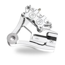 PartzBiz HD PM1279-0052-CH - PM Chrome 4 Piston Rear Brake Caliper for Harley Dyna 91-99 Models - 1279-0052-CH PartzBiz HD PM1279-0052-CH - PM Chrome 4 Piston Rear Brake Caliper for Harley Dyna 91-99 Models - 1279-0052-CH
