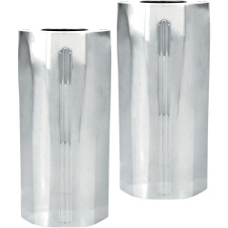 PartzBiz HD PM0208-2102-CH - Performance Machine PM Chrome Tech Fork Boots Upper Slider Covers Harley 14-17 | 0208-2102-CH PartzBiz HD PM0208-2102-CH - Performance Machine PM Chrome Tech Fork Boots Upper Slider Covers Harley 14-17 | 0208-2102-CH