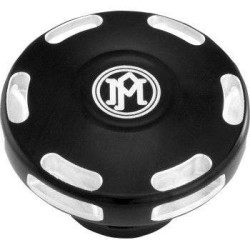 PartzBiz HD PM0210-2071APX-BM - PM Custom Gas Fuel Caps Apex Contrast Cut for Harley L96-23 Big Twin; L96-22 XL | 0210-2071APX-BM