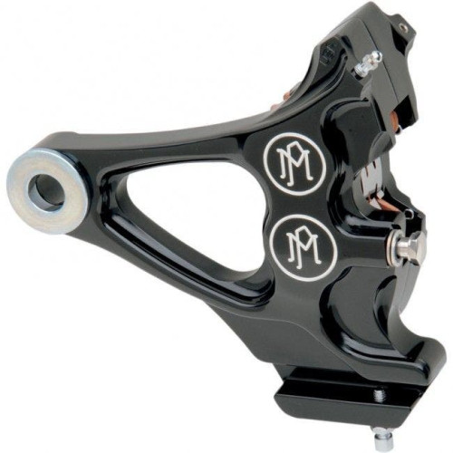 PartzBiz HD: 4406957-PM Performance Machine Black Contrast Cut Rear Brake Integrated Caliper Harley Softail 00-07 1285-0076-BM PartzBiz HD: 4406957-PM Performance Machine Black Contrast Cut Rear Brake Integrated Caliper Harley Softail 00-07 1285-0076-BM
