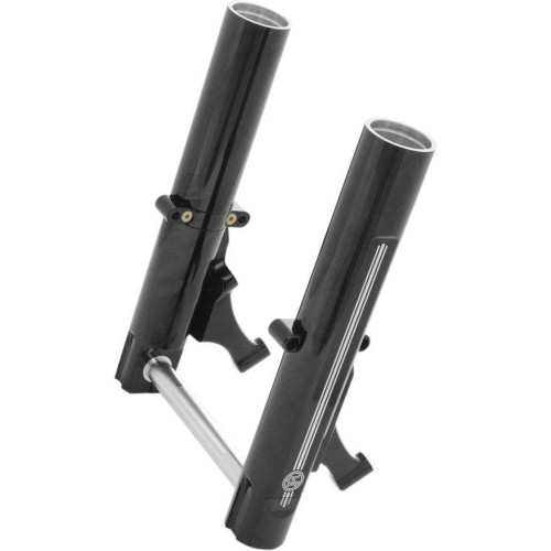 PartzBiz HD: 4406973-PM Radial Caliper Black Contrast Dual Disc Lower Legs Sliders 00-07 FLH | เครื่องสมรรถนะ PartzBiz HD: 4406973-PM Radial Caliper Black Contrast Dual Disc Lower Legs Sliders 00-07 FLH | เครื่องสมรรถนะ