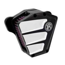 PartzBiz HD PM0206-2087-BM - PM Scallop Stage 1 Air Cleaner Black Contrast Cut for Harley Sportster Models 91-13 | 0206-2087-BM PartzBiz HD PM0206-2087-BM - PM Scallop Stage 1 Air Cleaner Black Contrast Cut for Harley Sportster Models 91-13 | 0206-2087-BM