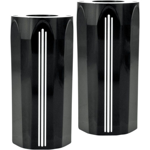 PartzBiz HD: 4406928-Performance Machine PM Black Tech Fork Boots ฝาครอบสไลเดอร์บน Harley 84-13 | 0208-2045-บีเอ็ม PartzBiz HD: 4406928-Performance Machine PM Black Tech Fork Boots ฝาครอบสไลเดอร์บน Harley 84-13 | 0208-2045-บีเอ็ม
