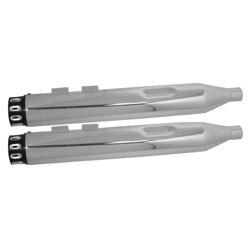 PartzBiz HD: 4406891-Power House Chrome 4 ” ท่อสวม Slip-On สีดำ Step Down Tip Harley Dresser 85-16 PartzBiz HD: 4406891-Power House Chrome 4 ” ท่อสวม Slip-On สีดำ Step Down Tip Harley Dresser 85-16