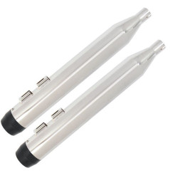 PartzBiz HD MU97121 - Power House Chrome 3.5” ท่อไอเสียแบบสวม Slash Chrome Tip Harley Dresser 85-16 PartzBiz HD MU97121 - Power House Chrome 3.5” ท่อไอเสียแบบสวม Slash Chrome Tip Harley Dresser 85-16
