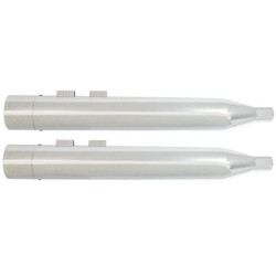 PartzBiz HD MU97135 - Power House Chrome 4.5 ท่อสลิปออน Black Tear Drop Tips Harley M8 17-Up PartzBiz HD MU97135 - Power House Chrome 4.5 ท่อสลิปออน Black Tear Drop Tips Harley M8 17-Up