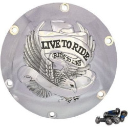 PartzBiz HD DS11070629 - Drag Specialties Chrome Live To Ride Derby Cover 6-Hole Harley Sportster 04-Up XL Sporty buy best for 883 1200 1107-0629 11070629 PartzBiz HD DS11070629 - Drag Specialties Chrome Live To Ride Derby Cover 6-Hole Harley Sportster 04-Up XL Sporty buy best for 883 1200 1107-0629 11070629