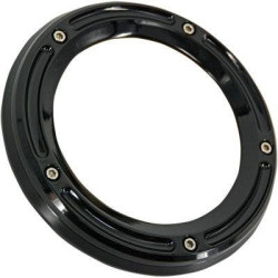 PartzBiz HD DS11070637 - Trask TM-0041BK Gloss Black Billet Assault Clear Derby Cover 5-Hole Harley 16-Up 1107-0637 11070637 softail road electra glide dyna breakout big twin Sporty เหมาะสำหรับ 883 1200