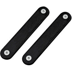 PartzBiz HD DS04120206 - Pro-One Pro 1 เครื่องกำจัดสัญญาณไฟเลี้ยวเรียบสีดำ Harley Batwing 06-18 FLH/T/X