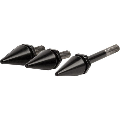 PartzBiz HD: 4406704-ชุดติดตั้งกระจกหน้ารถ Pro Pad Black Spike Style Harley Batwing FLHX 14-17 | WTS75225-SSET-B