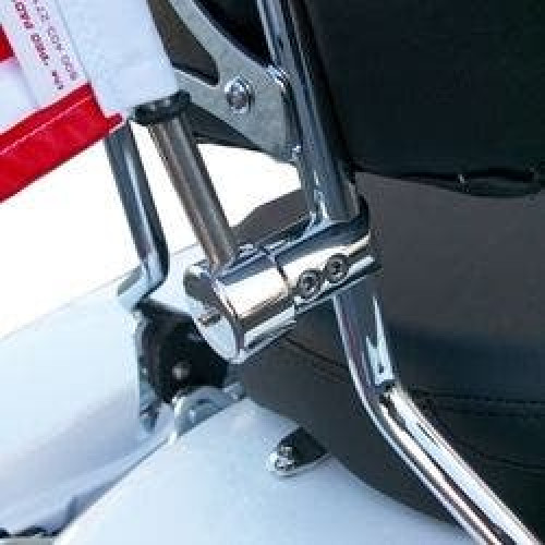 PartzBiz HD: 4406720-Pro Pad 5/8" Round Side Mount Sissy Bar Flag Pole & 6x9 Flag 4 Harley / Metric | RFM-RDSB5
