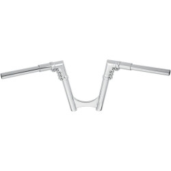 PartzBiz HD AN08-975 - Arlen Ness Chrome 8" Modular 1-1/4" Drag Bars Handlebars for Harley | 08-975