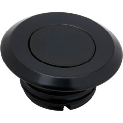 PartzBiz HD AN70-002 - Arlen Ness สีดำ Pop Up Vented Gas Cap Harley 96-16 Softail Dyna Sportster | 70-002