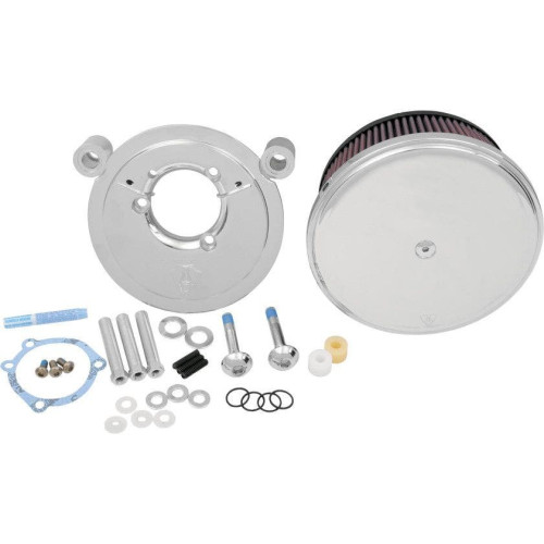 PartzBiz HD: 4406681-กรองอากาศ Arlen Ness Chrome Stage II Big Sucker พร้อมฝาครอบ Harley EVO 93-99 | 18-790 PartzBiz HD: 4406681-กรองอากาศ Arlen Ness Chrome Stage II Big Sucker พร้อมฝาครอบ Harley EVO 93-99 | 18-790