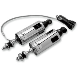 PartzBiz HD PR422-4101C - Progressive 422-4101C Chrome 422 Series Rear Standard Shocks W/ RAP Remote 89-99 PartzBiz HD PR422-4101C - Progressive 422-4101C Chrome 422 Series Rear Standard Shocks W/ RAP Remote 89-99