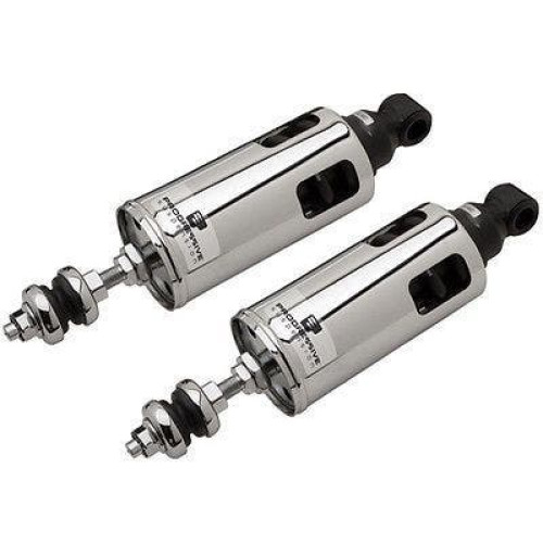 PartzBiz HD: 4406568-Progressive 422 Standard Duty Chrome Shocks for 00-15 Harley Softail | 422-4037C