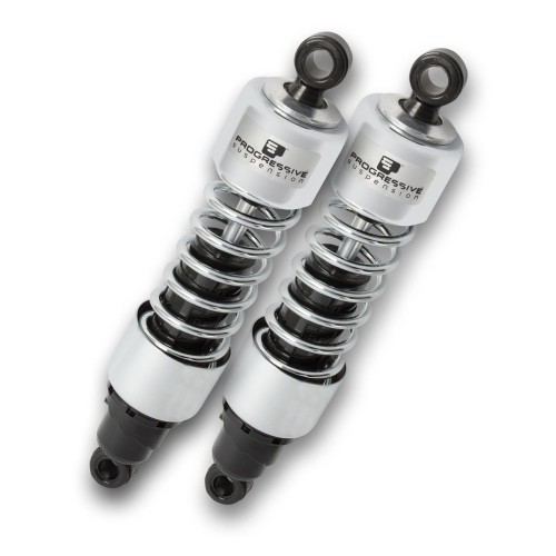 PartzBiz HD: 4406466-ระบบกันสะเทือนแบบ Progressive 11.5 Chrome Heavy Duty Shocks Harley XL 79-03 FL 80-05 | 412-4011C PartzBiz HD: 4406466-ระบบกันสะเทือนแบบ Progressive 11.5 Chrome Heavy Duty Shocks Harley XL 79-03 FL 80-05 | 412-4011C