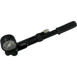 PartzBiz HD PRGP3-60 - Progressive Gauge Mounted Shock Absorber Hand Micro Pump 0-60 PSI Motorcycle GP3-60