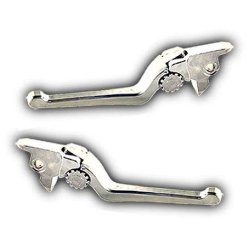 PartzBiz HD: 4406341-PSR 12-00666-20 Chrome Anthem Adjustable Lever Set Pair Harley Touring 21-Up PartzBiz HD: 4406341-PSR 12-00666-20 Chrome Anthem Adjustable Lever Set Pair Harley Touring 21-Up