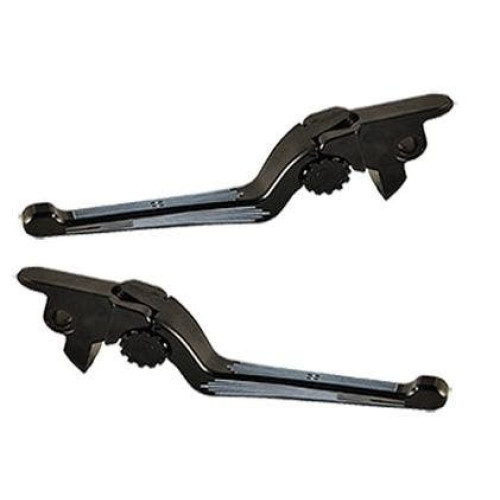 PartzBiz HD: 4406343-PSR 12-00666-31 Contrast Anthem Adjustable Lever Set Pair Harley Touring 21-Up PartzBiz HD: 4406343-PSR 12-00666-31 Contrast Anthem Adjustable Lever Set Pair Harley Touring 21-Up