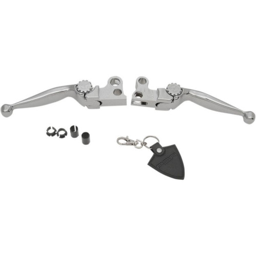 PartzBiz HD: 4406272-PSR Chrome Journey Adjustable Handlebar Levers Harley 96-16 Big Twin 96-03 XL | 12-00601-20 PartzBiz HD: 4406272-PSR Chrome Journey Adjustable Handlebar Levers Harley 96-16 Big Twin 96-03 XL | 12-00601-20