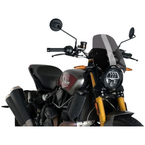 PartzBiz HD: 4406282-Puig 3834F New Generation Dark Smoke 13” กระจกบังลม Indian FTR 1200 19-20 PartzBiz HD: 4406282-Puig 3834F New Generation Dark Smoke 13” กระจกบังลม Indian FTR 1200 19-20