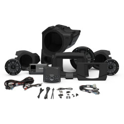 PartzBiz HD RF-RZR14-STG3 - Rockford Fosgate PMX-2 800 Watt Front Color Optix Speaker Subwoofer Polaris RZR