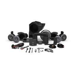 PartzBiz HD RF-RZR14-STG5 - Rockford Fosgate PMX-3 1500w Front Rear Color Optix Speaker Subwoofer Polaris RZR