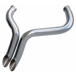 PartzBiz HD MW60-360 - Rods & Rides Big Growl 60-360 Chrome 2" Short Shots Exhaust Head Pipes - Harley Davidson 1984 2015 sportser softail dyna straight header head custom chopper upgrade loud style street bike motorcycle 60360 PartzBiz HD MW60-360 - Rods & Rides Big Growl 60-360 Chrome 2" Short Shots Exhaust Head Pipes - Harley Davidson 1984 2015 sportser softail dyna straight header head custom chopper upgrade loud style street bike motorcycle 60360