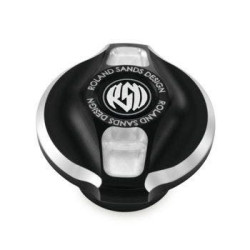 PartzBiz HD PM0210-2050-BM - Roland Sands Design ฝาเติมน้ำมัน Cafe Contrast Harley Big Twin 96-20