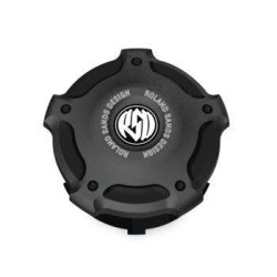 PartzBiz HD PM0210-2056-SMB - Roland Sands Design ฝาเชื้อเพลิงแก๊ส Misano Black Ops Harley Big Twin 96-20