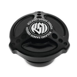 PartzBiz HD PM0210-2007-SMB - Roland Sands Design ฝาถังน้ำมัน Tracker Chrome Harley Big Twin 96-20