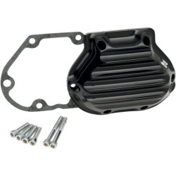 PartzBiz HD PM0177-2032-B - Roland Sands Nostalgia Cable ฝาครอบข้างเกียร์ 5 สปีด Harley Gloss Black | 0177-2032-บี