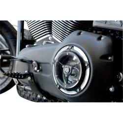 PartzBiz HD PM0177-2007-BM - Roland Sands RSD Black Contrast Cut Clarity 5 Hole Derby Cover Harley T/C 99-14 | 0177-2007-บีเอ็ม