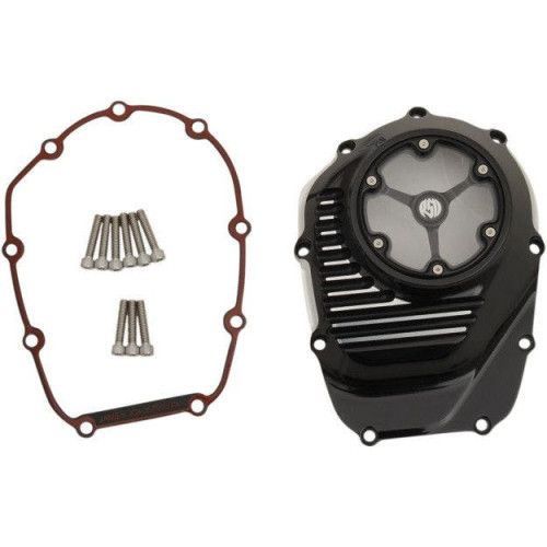 PartzBiz HD: 4404833-Roland Sands RSD Black Contrast Cut Clarity Cam Cover Harley Milwaukee 8 M8 | 0177-2065-BM PartzBiz HD: 4404833-Roland Sands RSD Black Contrast Cut Clarity Cam Cover Harley Milwaukee 8 M8 | 0177-2065-BM