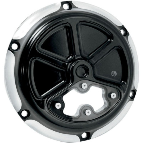 PartzBiz HD: 4404794-Roland Sands RSD Black Contrast Cut Clarity Derby Cover Harley Sportster 04-14 | 0177-2035-บีเอ็ม