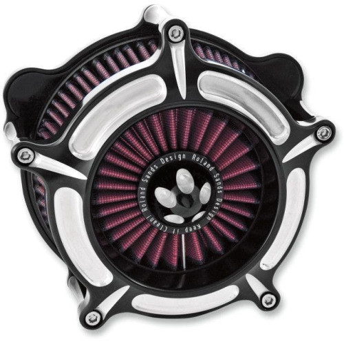 PartzBiz HD: 4404801-Roland Sands RSD Black Contrast Cut Turbine เครื่องฟอกอากาศ Harley Cable Big Twin | 0206-2037-บีเอ็ม PartzBiz HD: 4404801-Roland Sands RSD Black Contrast Cut Turbine เครื่องฟอกอากาศ Harley Cable Big Twin | 0206-2037-บีเอ็ม